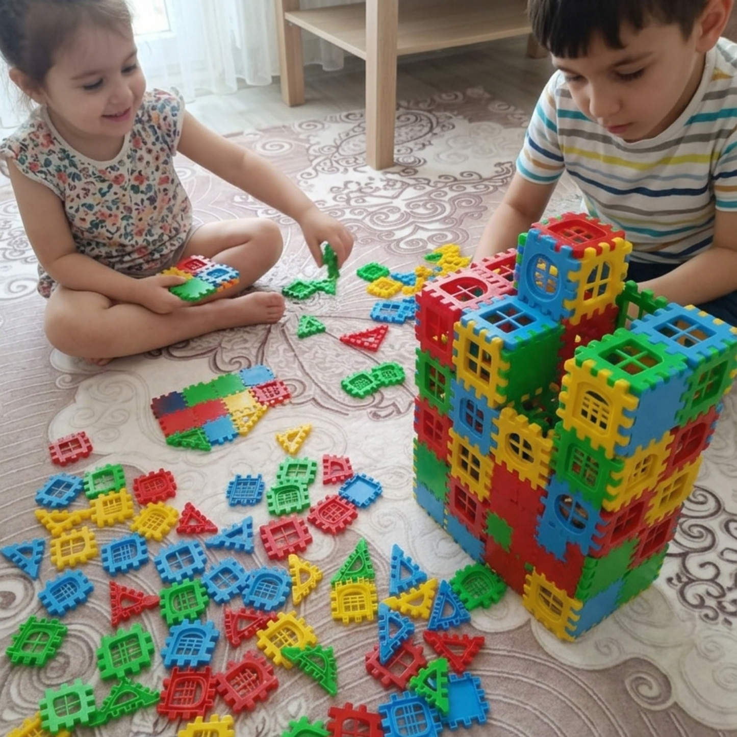 Zeka Fix - Zihin Atölyesi: Renkli Şehir Kurma Seti